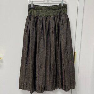 J. McLaughlin Theda Skirt -- Size S, Gold/Black | NWT